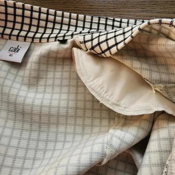 CAbi women's Windowpane Jacket Black and White XSmall Checkered - Picture 14 of 16